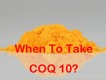 When Is The Best Time To Take Coenzyme Q10?
